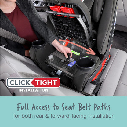 Britax One4Life ClickTight All-in-One Convertible Car Seat - Ace Black (SafeWash + StayClean) - E1C382Q