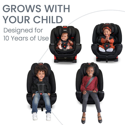Britax One4Life ClickTight All-in-One Convertible Car Seat - Cool Flow Carbon - E1C904F