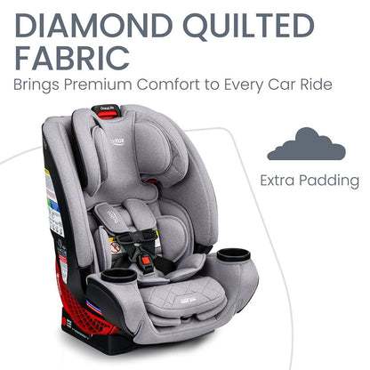 Britax One4Life ClickTight All-in-One Convertible Car Seat - Diamond Quilted Gray - E1C904G