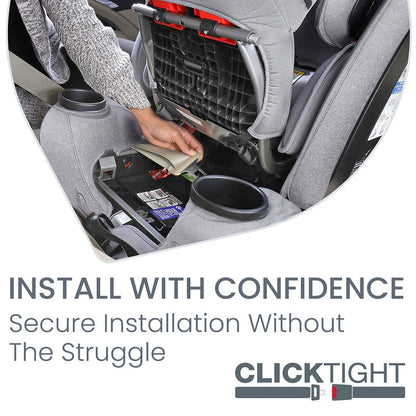 Britax One4Life ClickTight All-in-One Convertible Car Seat - Diamond Quilted Gray - E1C904G