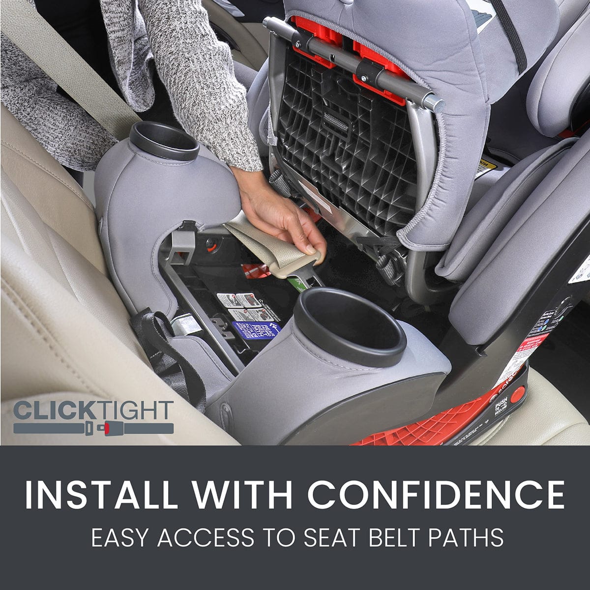 Britax One4Life ClickTight All-in-One Convertible Car Seat - Glacier Graphite - E1C903N