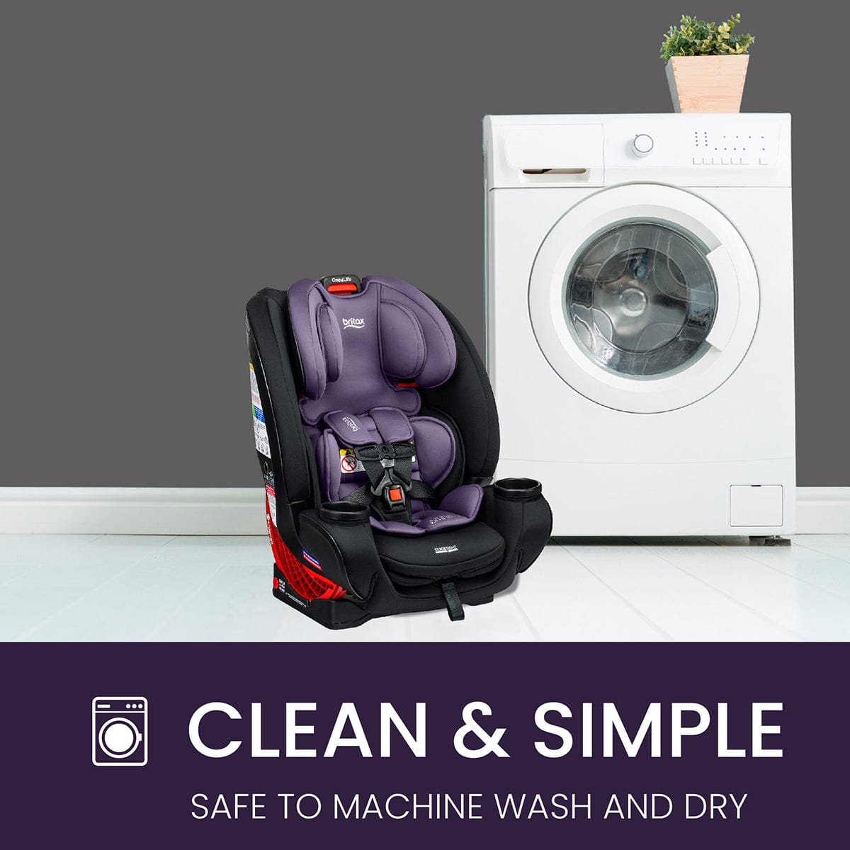 Britax One4Life ClickTight All-in-One Convertible Car Seat - Iris Onyx - E1C903Y