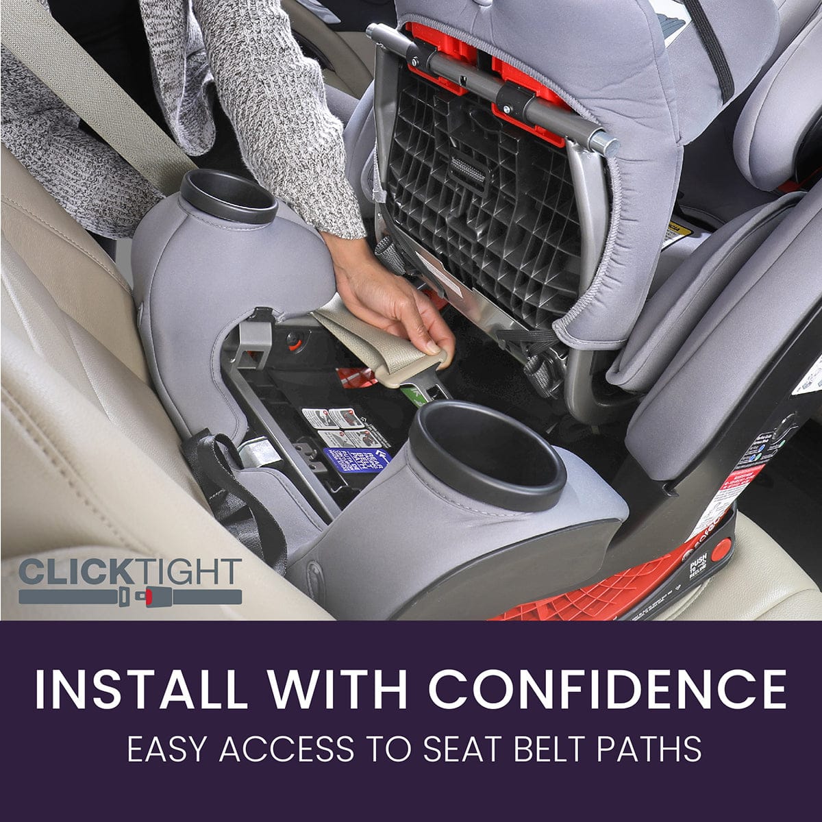 Britax One4Life ClickTight All-in-One Convertible Car Seat - Iris Onyx - E1C903Y