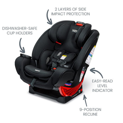 Britax One4Life ClickTight All-in-One Convertible Car Seat - Onyx - E1C903S