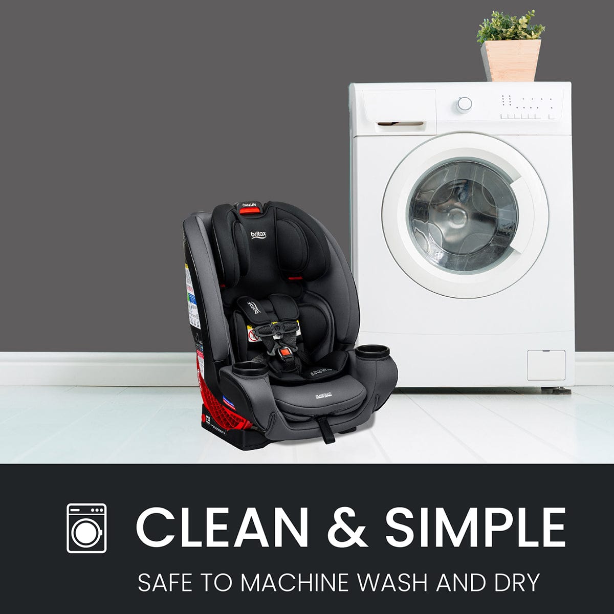 Britax One4Life ClickTight All-in-One Convertible Car Seat - Onyx Stone - E1C903T