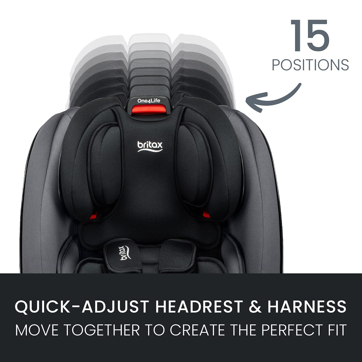 Britax One4Life ClickTight All-in-One Convertible Car Seat - Onyx Stone - E1C903T