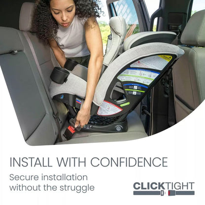 Britax One4Life Slim ClickTight All-in-One Convertible Car Seat, SpaceSaver Design - Parchment - E1D407G