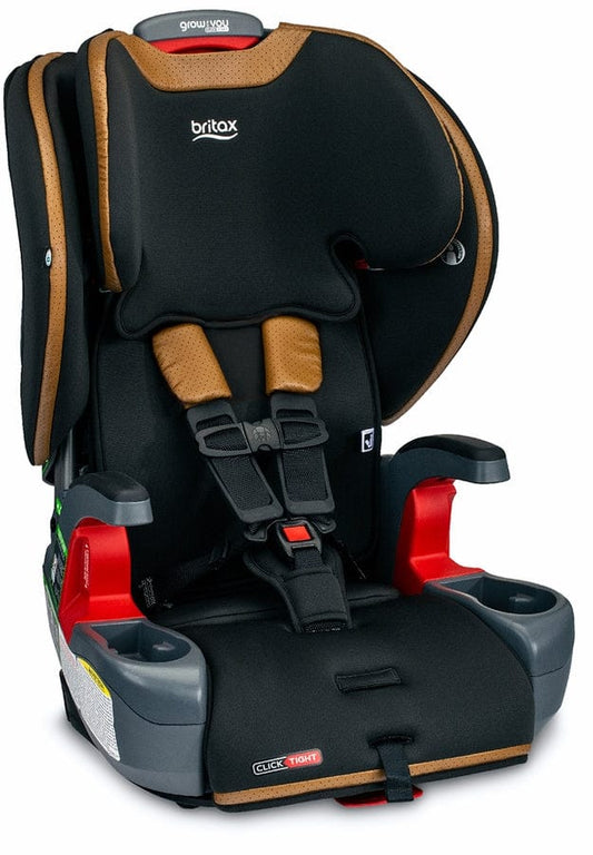 Britax OPEN BOX Grow With You ClickTight Harness Booster Car Seat - Ace Black (SafeWash + StayClean) - E1C192Q-ob