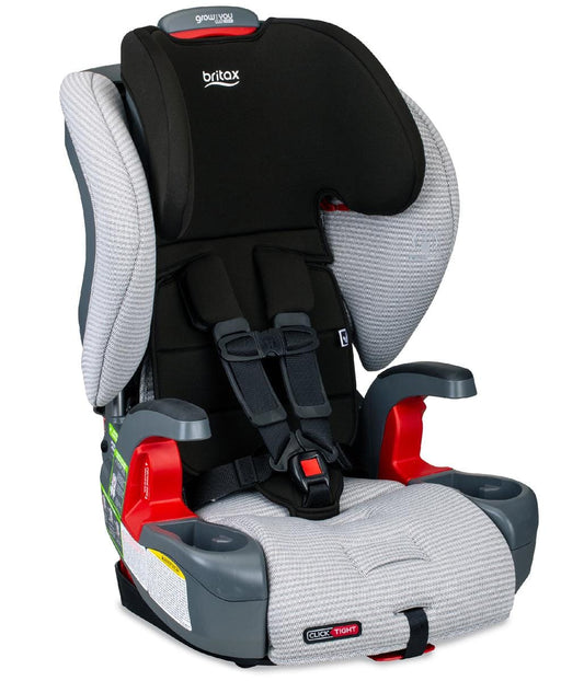 Britax OPEN BOX Grow With You Clicktight Harness Booster Car Seat - Clean Comfort [New Version of the Frontier] - E1C562A-ob