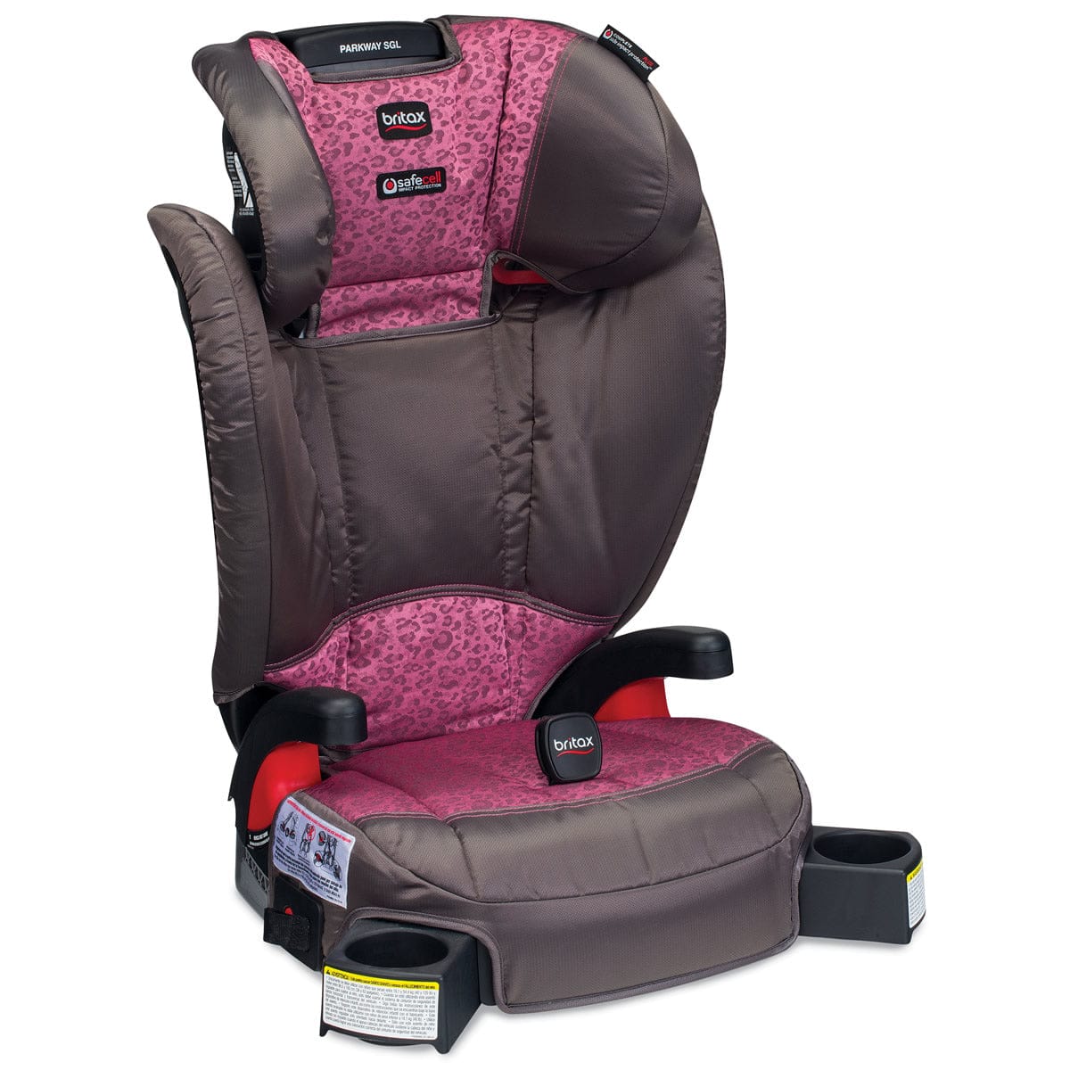 Britax Parkway SGL G1.1 Belt Positioning Booster Car Seat - Cub Pink - E9LU84X