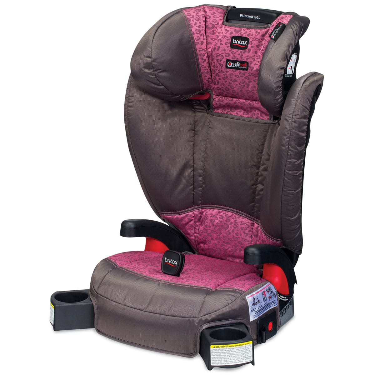 Britax Parkway SGL G1.1 Belt Positioning Booster Car Seat - Cub Pink - E9LU84X