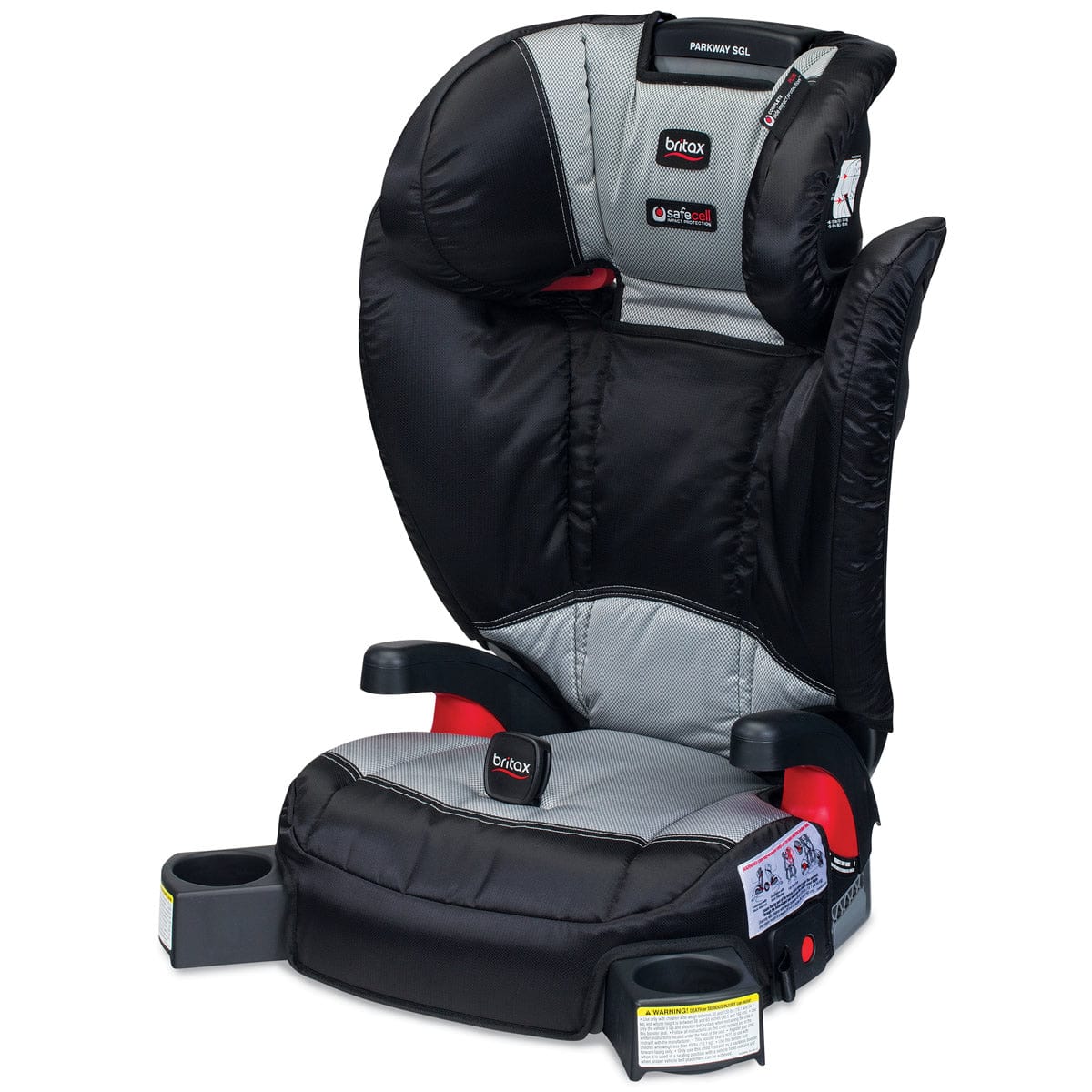 Britax Parkway SGL G1.1 Belt Positioning Booster Car Seat - Phantom - E9LU84Y