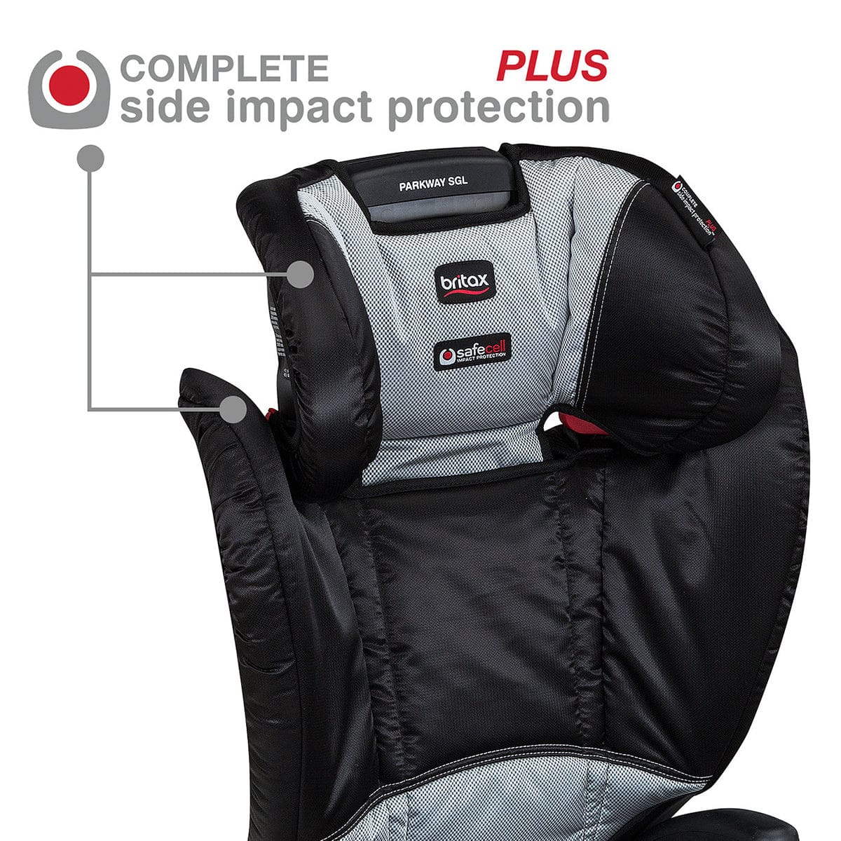 Britax 2015 Parkway SGL XE G1.1 High Back Belt Positioning Booster Seat - Phantom