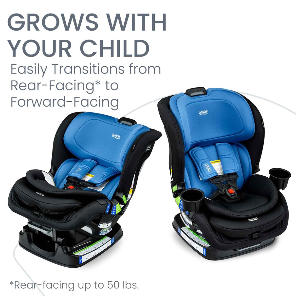 Britax Poplar Narrow Convertible Car Seat - Cobalt Onyx - E1C933R