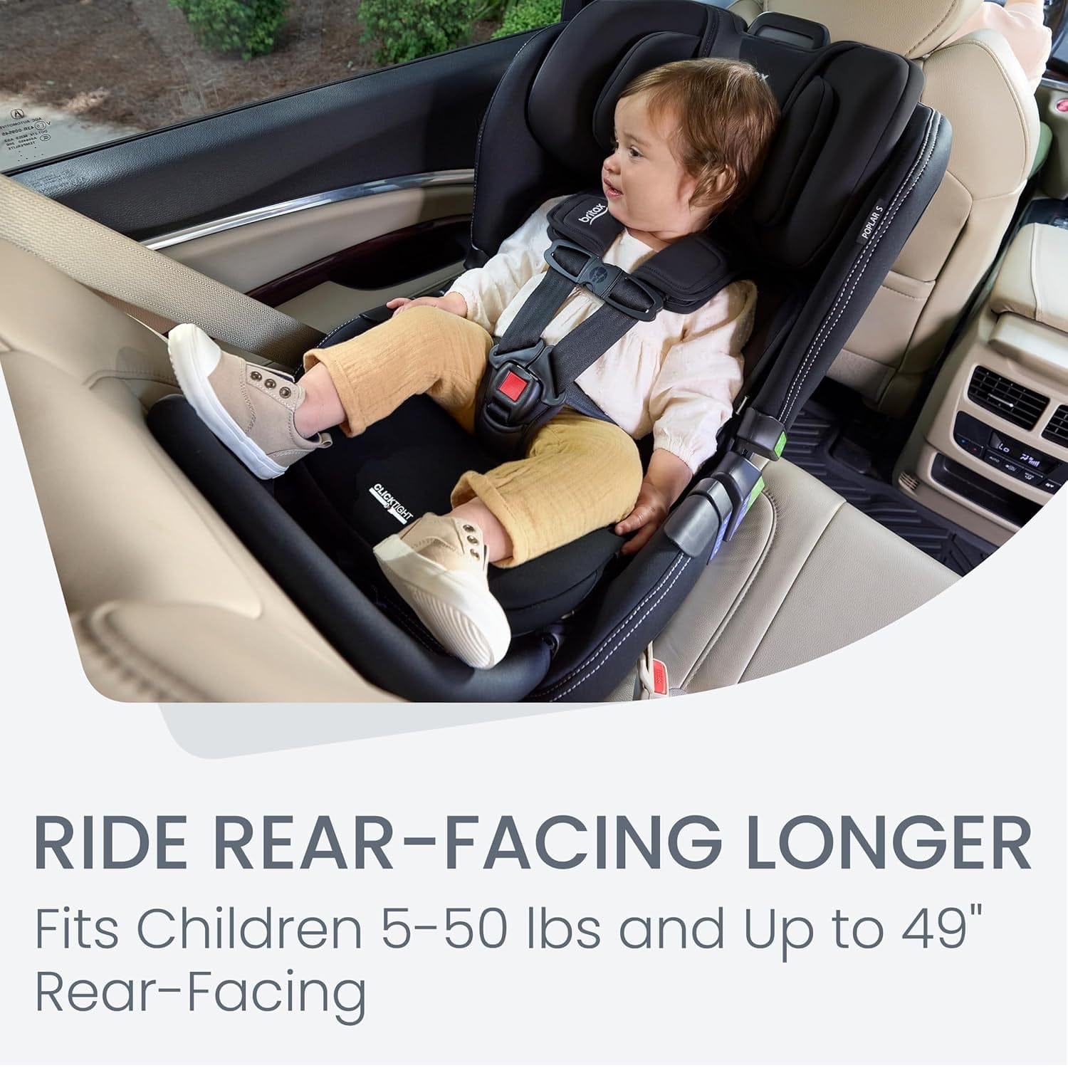 Britax Poplar S Convertible Car Seat Onyx