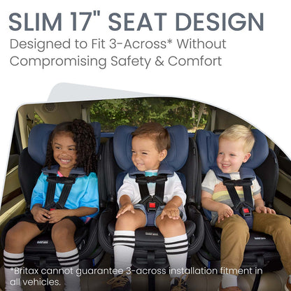 Britax Poplar S Narrow Convertible Car Seat - Arctic Onyx - E1C944Q