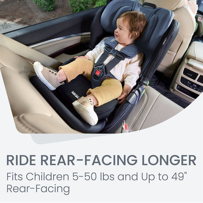 Britax Poplar S Narrow Convertible Car Seat - Arctic Onyx - E1C944Q