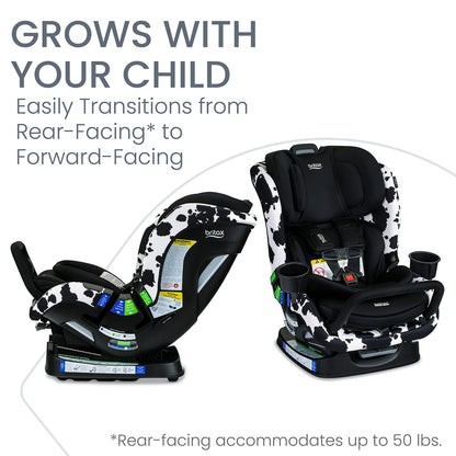 Britax Poplar S Narrow Convertible Car Seat - Cowmooflage - E1C941Q