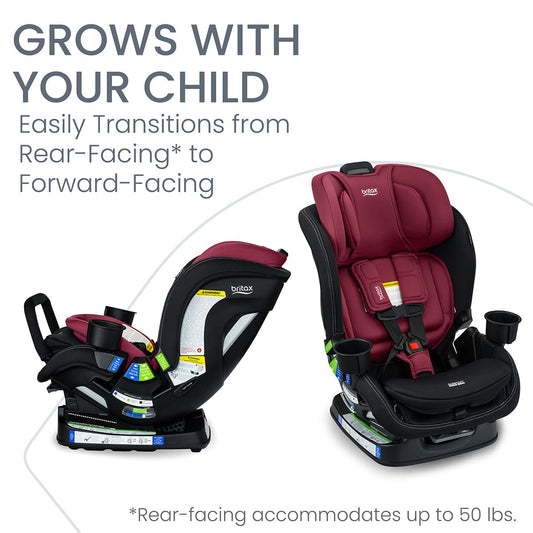 Britax Poplar S Narrow Convertible Car Seat - Ruby Onyx - E1C944E