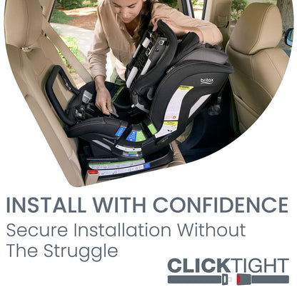 Britax Poplar S Narrow Convertible Car Seat - Stone Onyx - E1C943M
