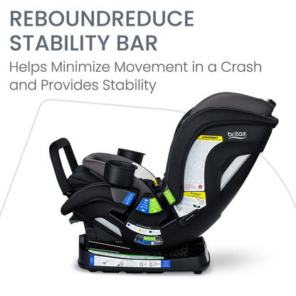 Britax Poplar S Narrow Convertible Car Seat - Stone Onyx - E1C943M