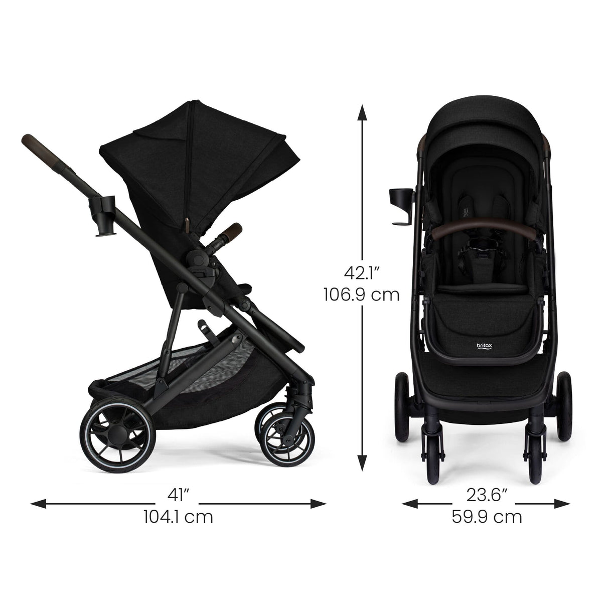 Britax Prism Stroller - Raven Black