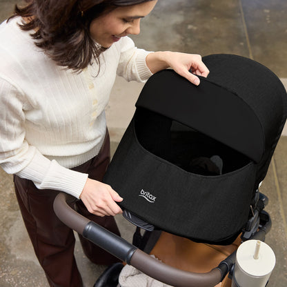 Britax Prism Stroller + Willow S Travel System Bundle - Raven Black
