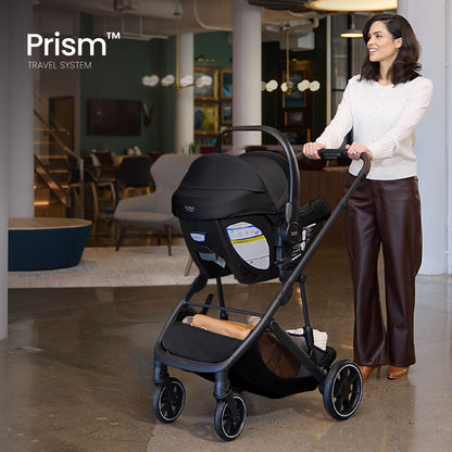 Britax Prism Stroller + Willow S Travel System Bundle - Raven Black
