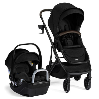 Britax Prism Stroller + Willow S Travel System Bundle - Raven Black
