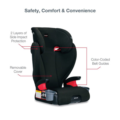 Britax Skyline 2-Stage Belt-Positioning Booster with Quick-Push Connectors - Dusk - E1C269H9H