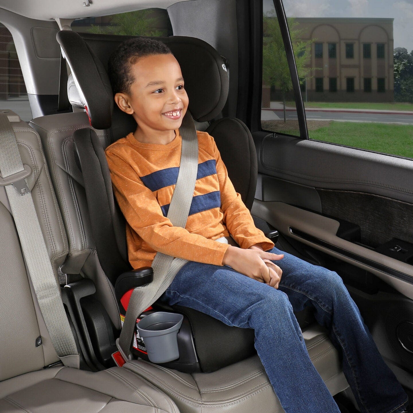 Britax Skyline 2-Stage Belt-Positioning Booster with Quick-Push Connectors - Dusk - E1C269H9H