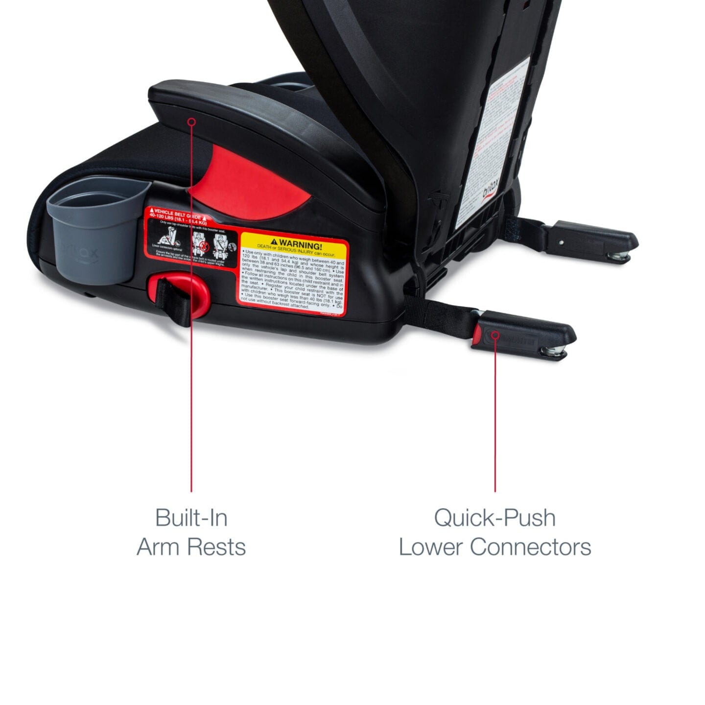 Britax Skyline 2-Stage Belt-Positioning Booster with Quick-Push Connectors - Dusk - E1C269H9H
