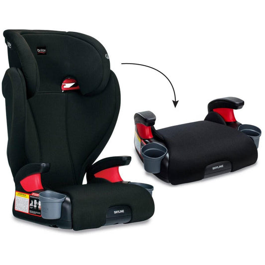 Britax Skyline 2-Stage Belt-Positioning Booster with Quick-Push Connectors - Dusk - E1C269H9H