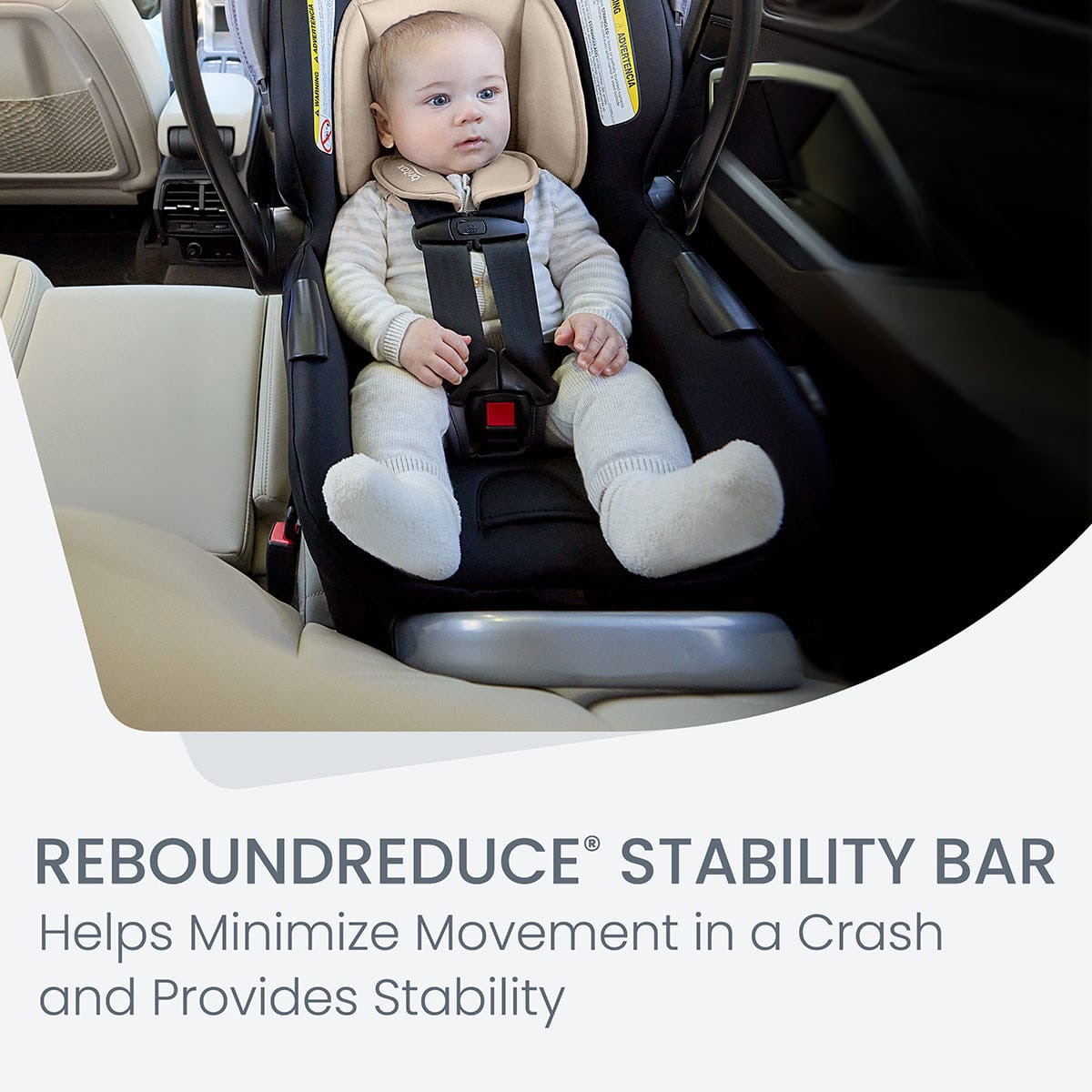 Britax Willow Brook S+ Travel System with Alpine Anti-Rebound Base - Sand Onyx - S14691000