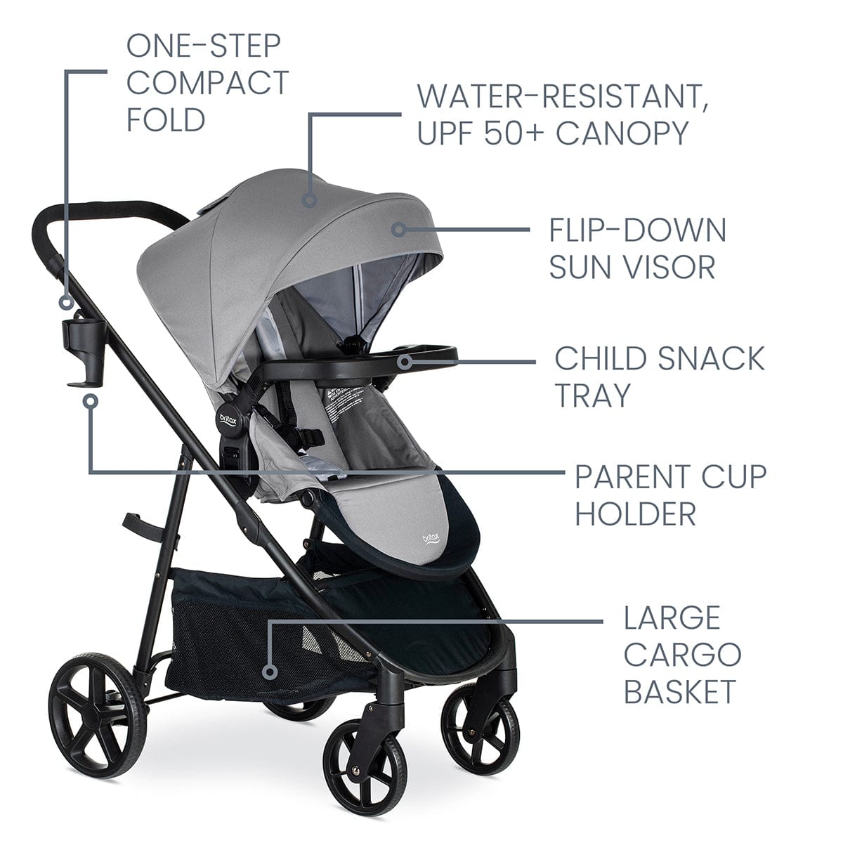 Britax Willow Brook Travel System - Graphite Glacier - S14451500