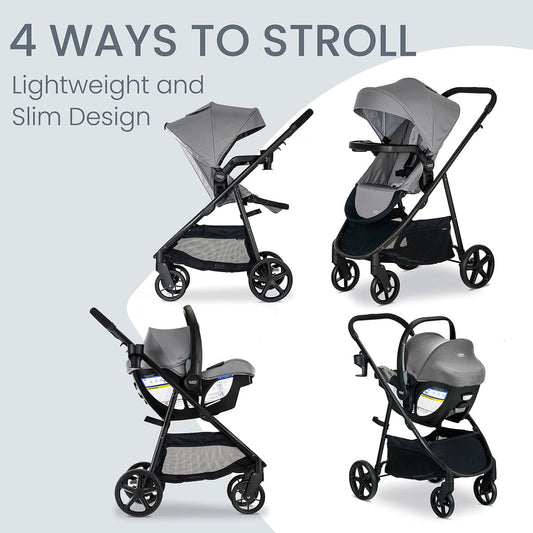 Britax Willow Brook Travel System - Graphite Glacier