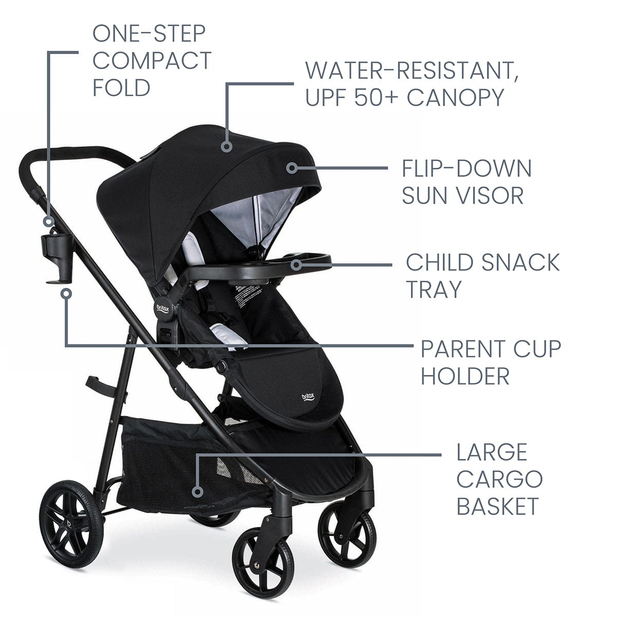 Britax Willow Brook Travel System - Onyx Glacier - S14451400