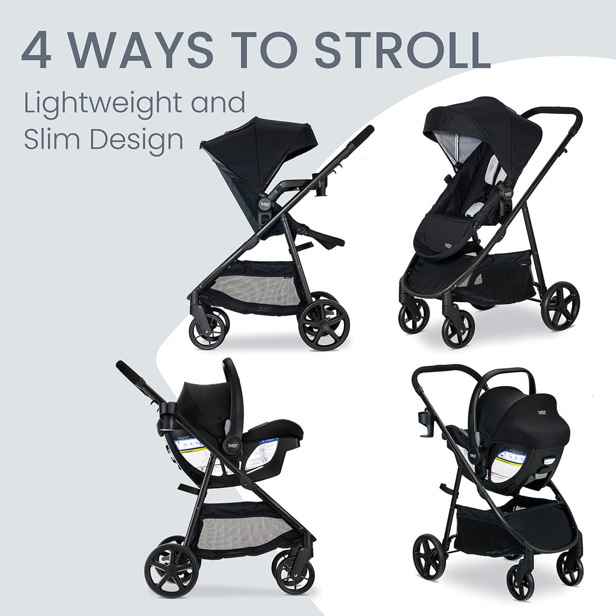 light weight stroller travel system Britax Willow Brook Travel System