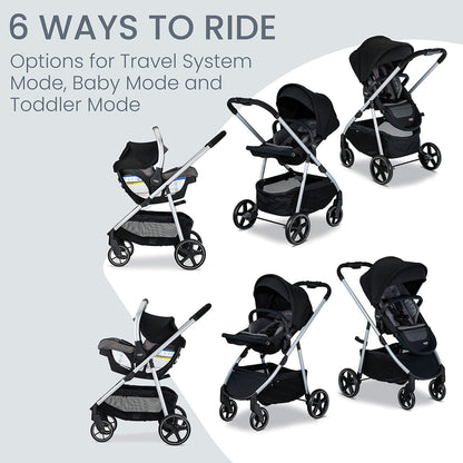 Britax Willow Grove SC Travel System - Pindot Onyx - S14746500