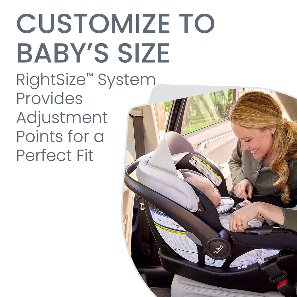 Britax Willow S Infant Car Seat with Alpine Anti-Rebound Base - Glacier Onyx - E1C994D
