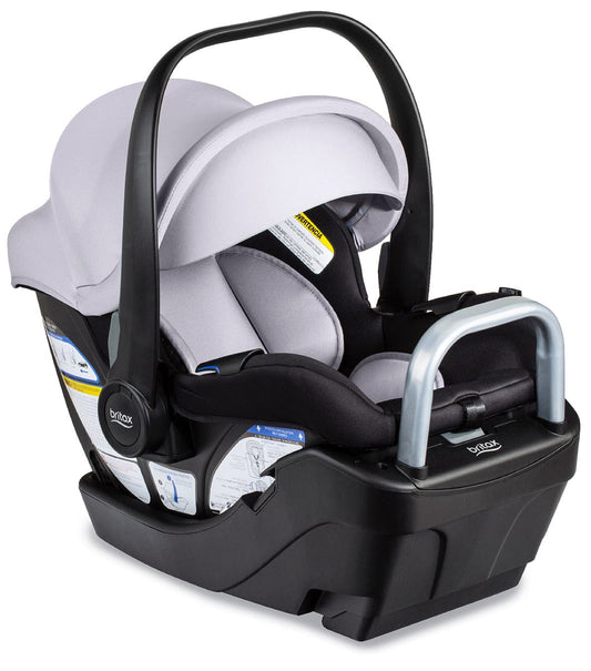 Britax Willow S Infant Car Seat with Alpine Anti-Rebound Base - Glacier Onyx - E1C994D