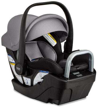 Britax Willow S Infant Car Seat with Alpine Anti-Rebound Base - Graphite Onyx - E1C993K
