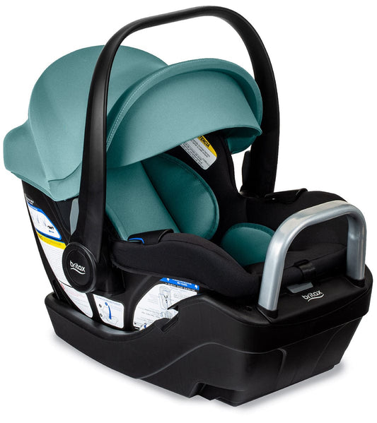 Britax Willow S Infant Car Seat with Alpine Anti-Rebound Base - Jade Onyx - E1C993X