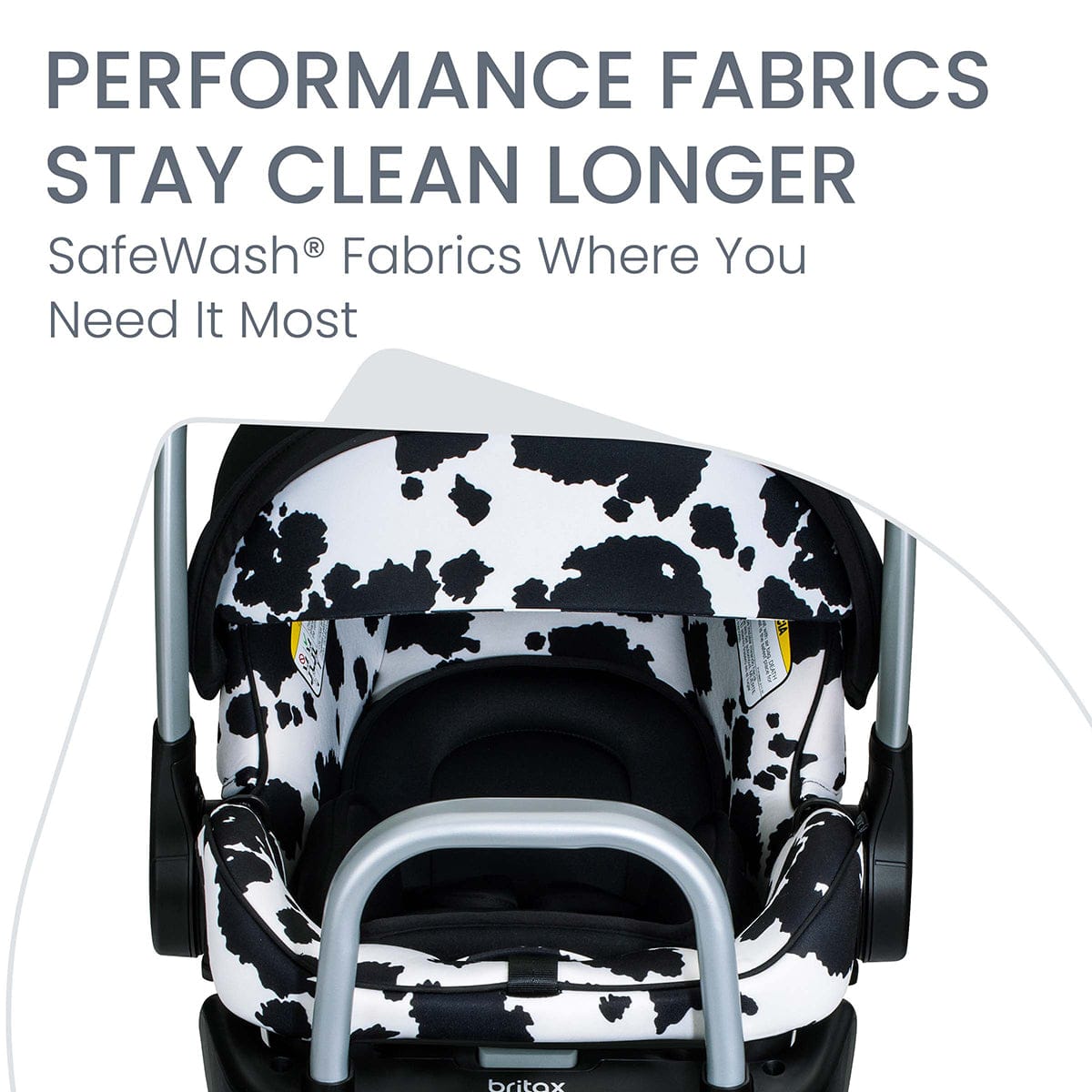 Britax Willow SC Infant Car Seat with Alpine Base - Cowmooflage - E1D031Q
