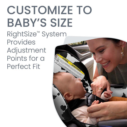 Britax Willow SC Infant Car Seat with Alpine Base - Cowmooflage - E1D031Q