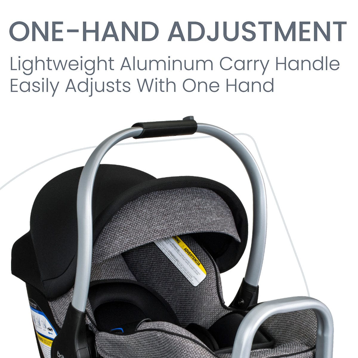 Britax Willow SC Infant Car Seat with Alpine Base - Pindot Onyx - E1D034S