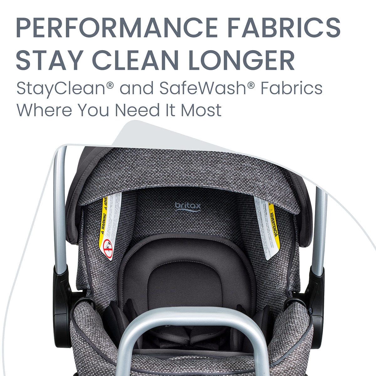 Britax Willow SC Infant Car Seat with Alpine Base - Pindot Stone - E1D034T