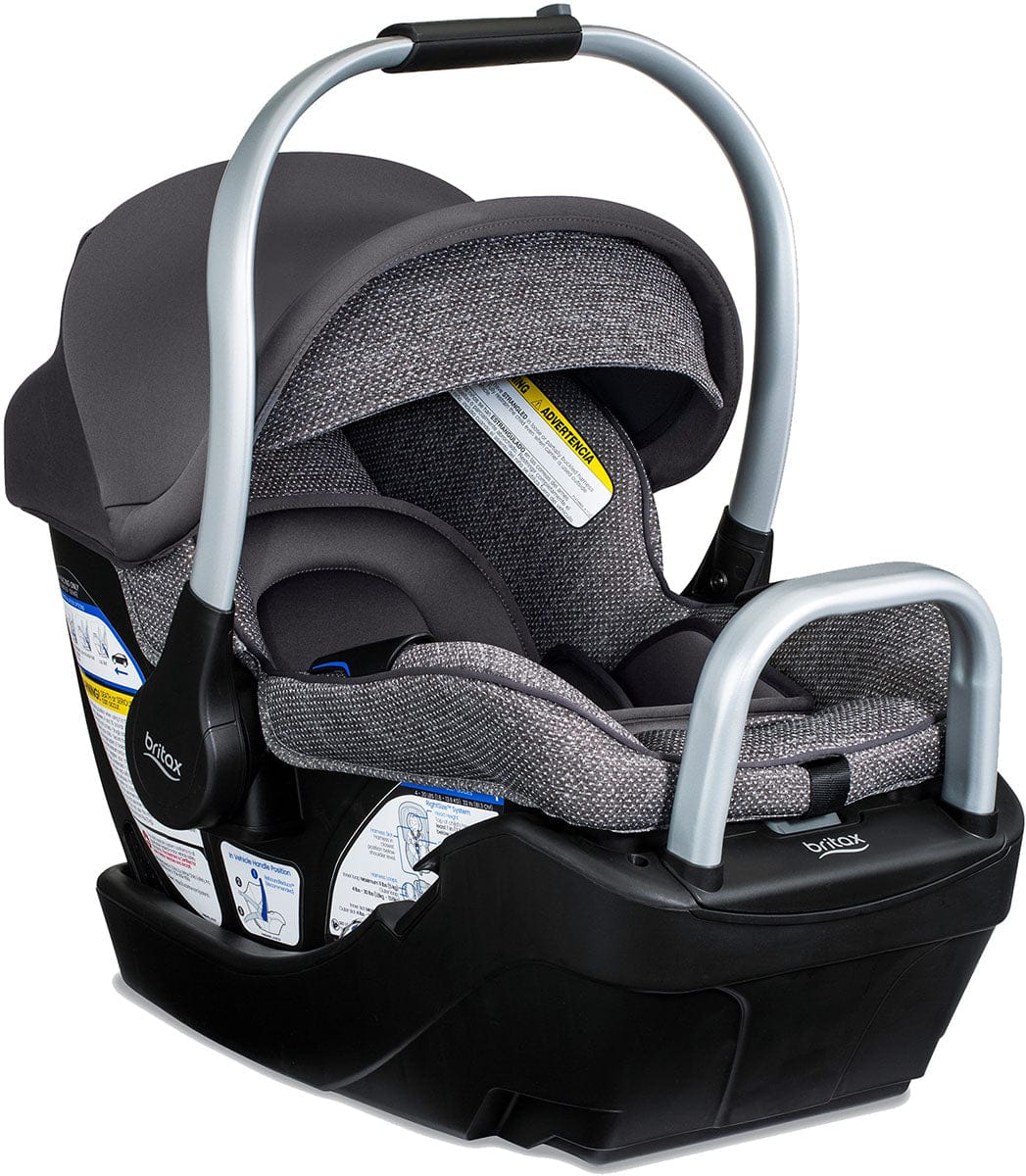 Britax Willow SC Infant Car Seat with Alpine Base - Pindot Stone - E1D034T