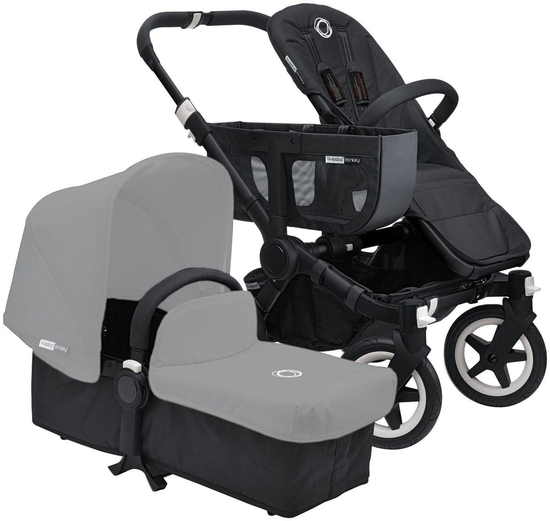 Bugaboo 2014 Donkey Stroller Compact Fold Base - All Black - 181130ZW01