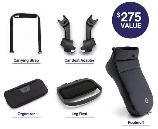 Bugaboo Ant Accessory Bundle - Black